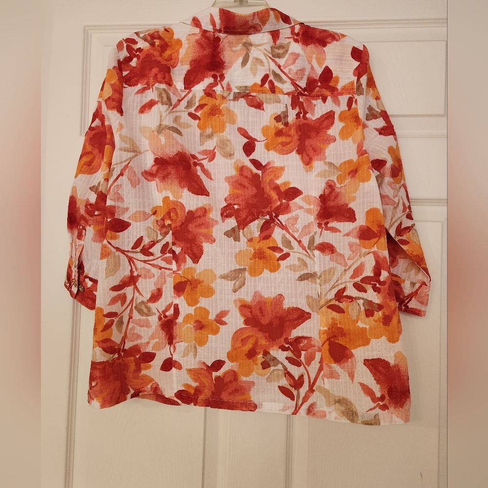 Karen Scott Petites, XL, Multi-Color Womens Blouse - Picture 4 of 6